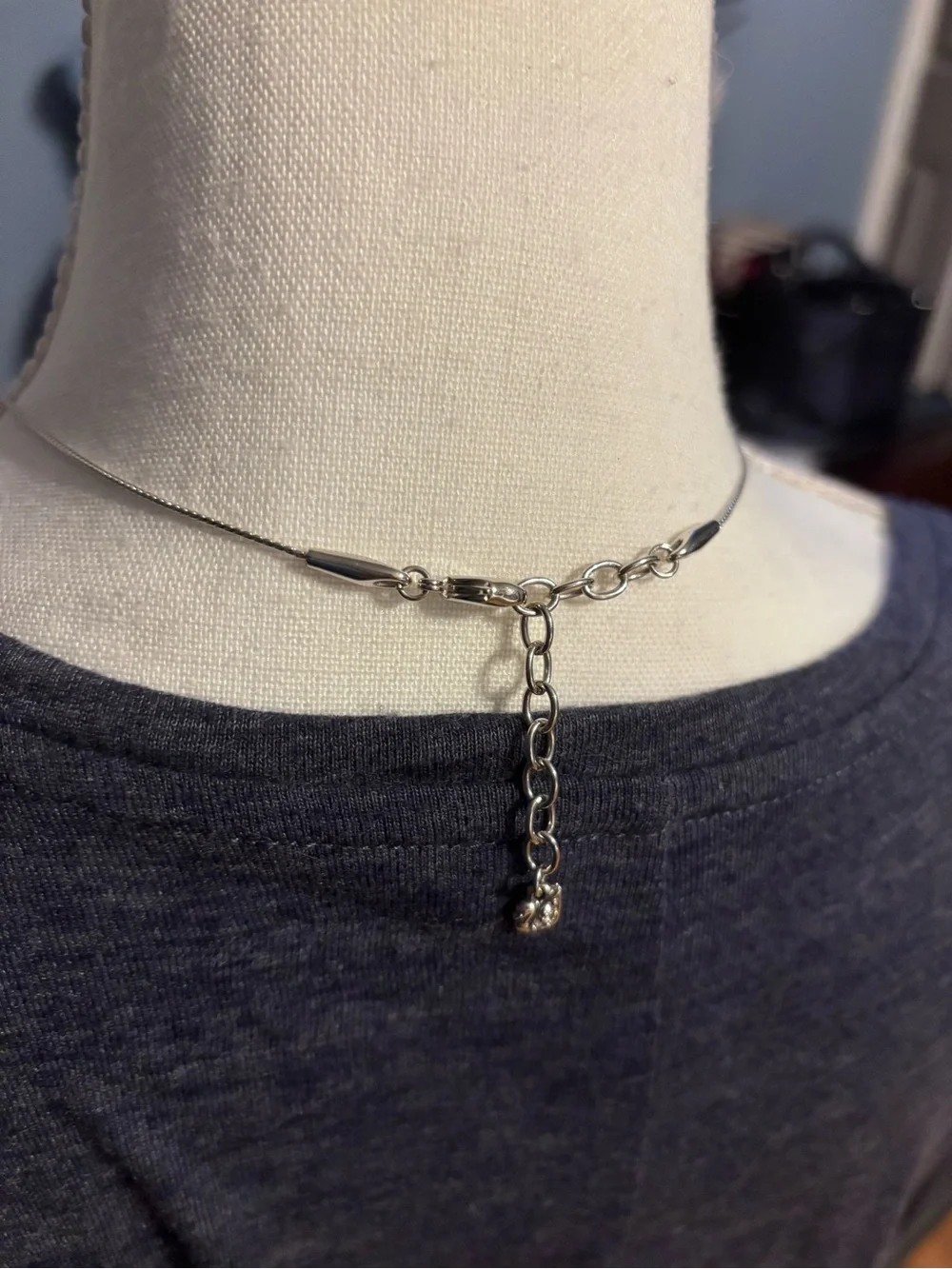 Sterling Silver Lariat Necklace
